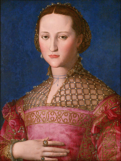 Part. del Bavero nel ritratto di Eleonora di Toledo