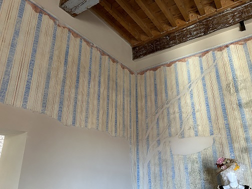 Palazzo Guinigi: sala con decorazione a tessuto