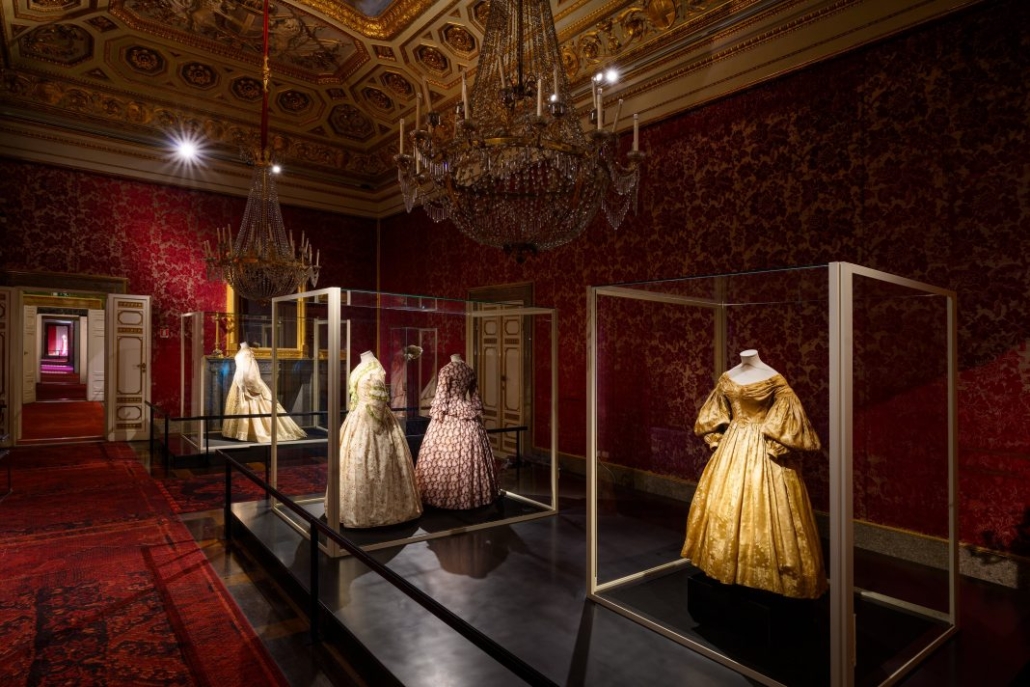 La terza sala del Museo della storia della moda e del costume