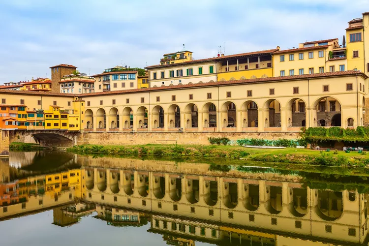 corridoio Vasariano verso il Ponte Vecchio