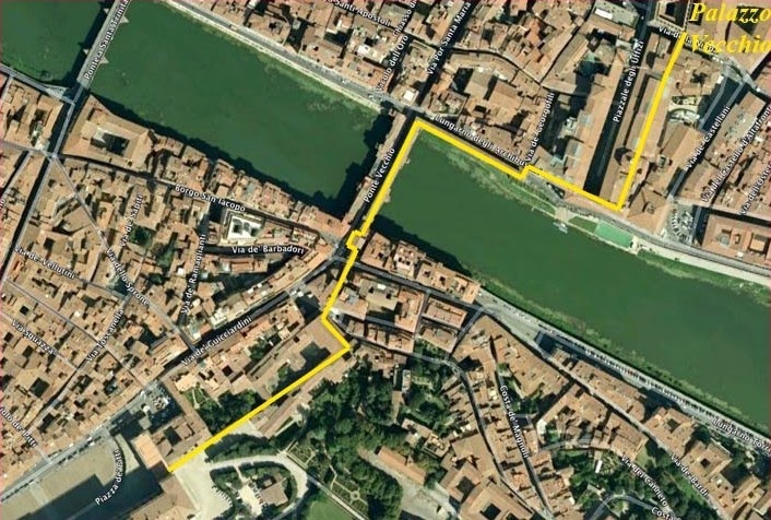 Corridoio Vasariano: il percorso sopra il Ponte Vecchio